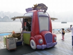 Hong Kong stánek s tretkama