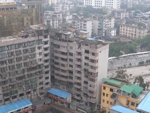 Guanzghou hotel - pohled z pokoje
