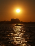 Mekong u Phnom Phenu - Sun set  3