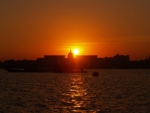 Mekong u Phnom Phenu - Sun set 4