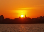 Mekong u Phnom Phenu - Sun set 6