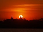 Mekong u Phnom Phenu - Sun set 7