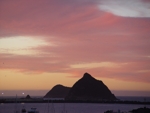 Sun set pod Mount Taranaki 5