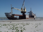 Ztroskotaná loď původem z Panamy - Veracruz