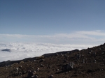 V dálce Popocatepetl a my v jeho úrovni