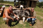 Masai Mara póza u cedule