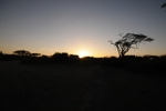 Amboseli Camp při západu slunce 2