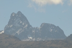 Mount Kenya teleobjektivem 400mm