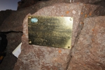 Deska Mount Keni na vrcholu