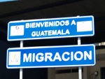 Hraniční přechod Maxico - Guatemala