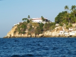 Acapulco domy na pláži