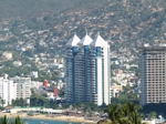 Acapulco - pláž  z jiného úhlu