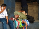 Na přechodu Mexico - Guatemala