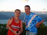 Společné foto při příjezdu k Lágo de Atitlán